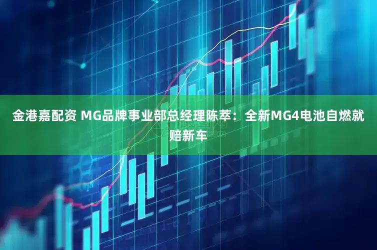 金港嘉配资 MG品牌事业部总经理陈萃：全新MG4电池自燃就赔新车