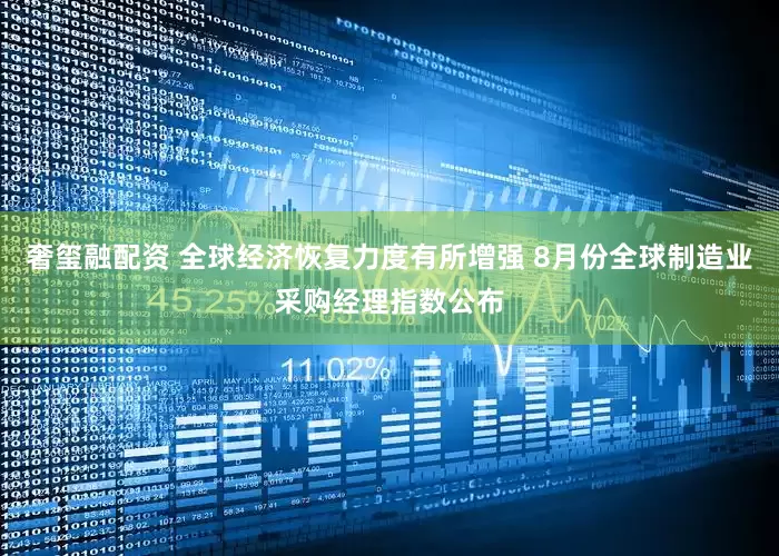 奢玺融配资 全球经济恢复力度有所增强 8月份全球制造业采购经理指数公布